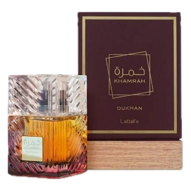 Lattafa Khamrah Dukhan · Cofre